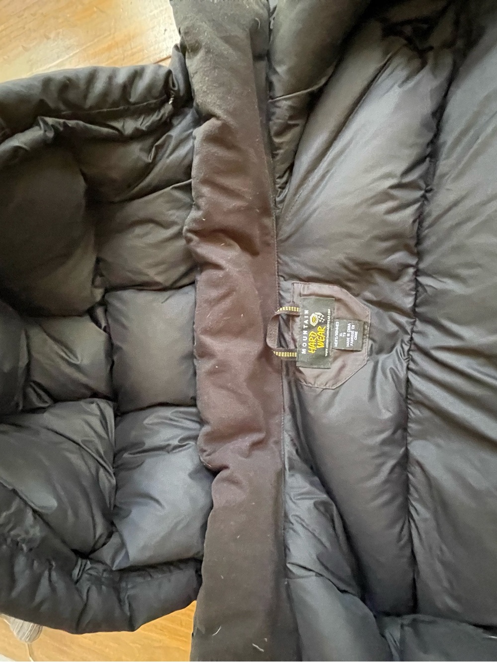 MOUNTAIN HARDWEAR SUBZERO 650 PRO DOWN PARKA EXCELLENT CONDITION MENS XL PTP 26 - Picture 6 of 9